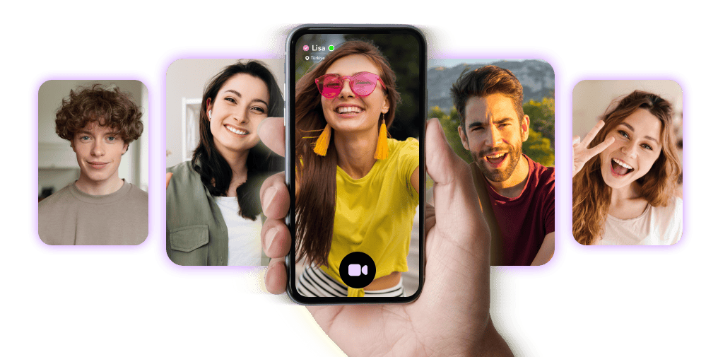 Viacam team on a group video call