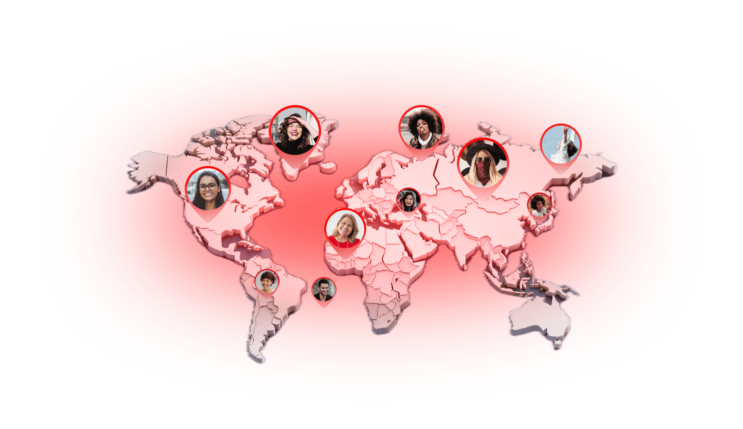 Global video chat community