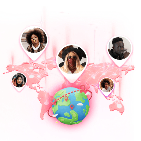 Meet people worldwide